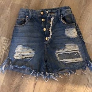 Good America jean shorts